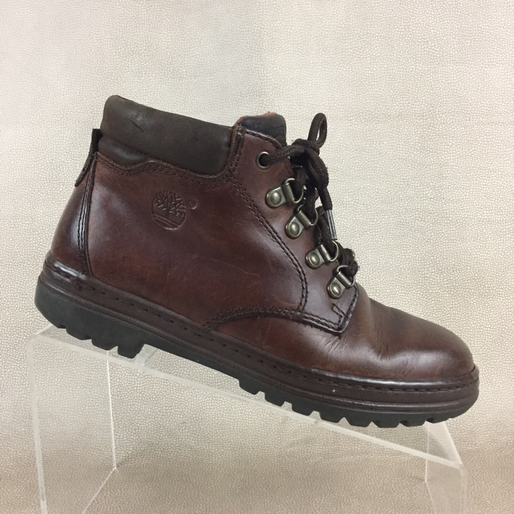 Timberland Boots Women 6.5 Brown Leather Hiking